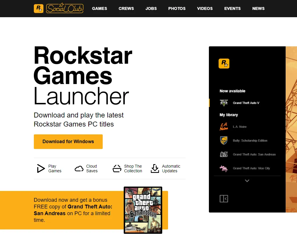 Descargar Rockstar Games Launcher